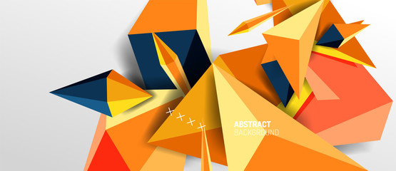 Trendy simple triangle abstract background, dynamic motion concept. Vector Illustration For Wallpaper, Banner, Background, Card, Book Illustration, landing page