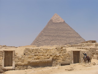 Egypt. The pyramid complex of Giza