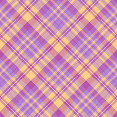Seamless pattern in interesting violet and yellow colors for plaid, fabric, textile, clothes, tablecloth and other things. Vector image. 2