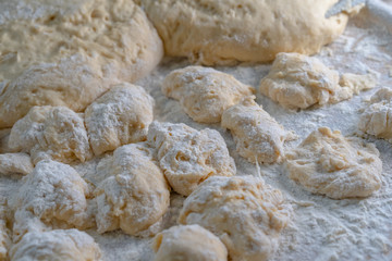 Sweet pastry for baking sweet buns