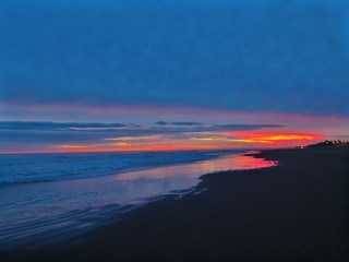 atardecer mar