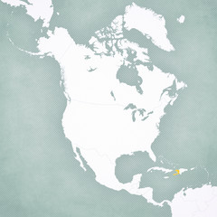 Map of North America - Haiti