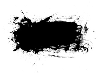 Grunge Brush Strokes Banner Background
