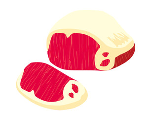 牛肉　厚切り　カット肉　牛