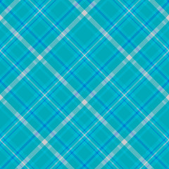 Seamless pattern in interesting water blue and grey colors for plaid, fabric, textile, clothes, tablecloth and other things. Vector image. 2