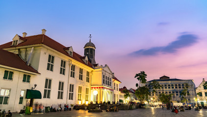 Fototapeta na wymiar Jakarta History Museum, a Dutch colonial building in Jakarta, the capital of Indonesia