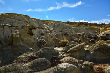 Rock formations at the Ah-shi-sle-pah Wash, Wilderness Study Area, New Mexico