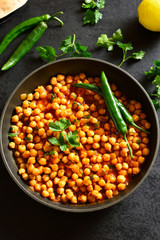 Crispy roasted chickpeas