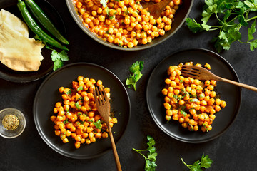 Crispy roasted chickpeas