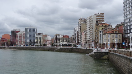 Obraz premium Gijon is a very youth city in Spain