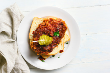 Nashville hot chicken sandwich