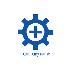 Obraz premium health settings logo illustration of a wheel design vector