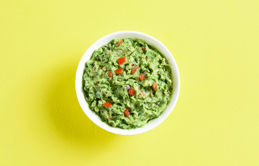 Guacamole dip in bowl