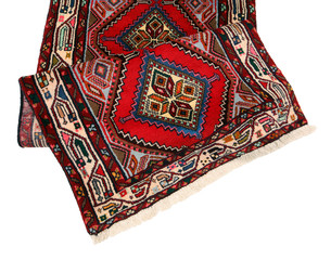 Old and modern Persian Colourful Arabesque and handmade carpet, rug gelim, and Gabbeh with the...