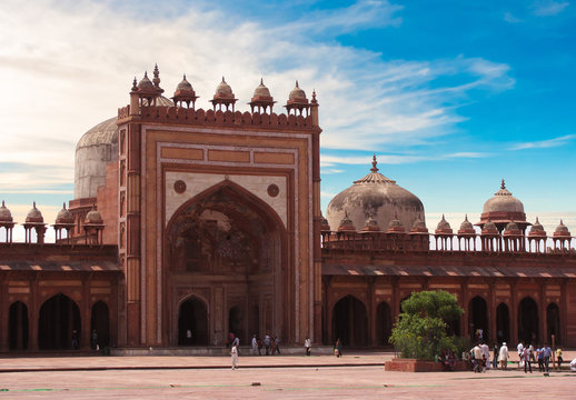 The Famous Jama Masjid at Fatehpur Sikri in India