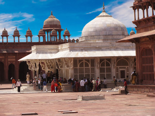 Jama Masjid Mosque inside Famous Fatehpur Sikri, India