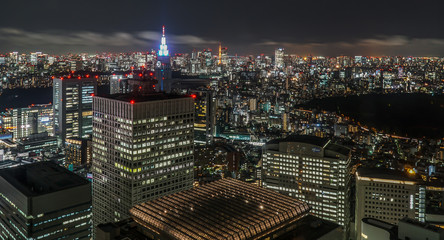 Fototapeta premium Tokyo night view