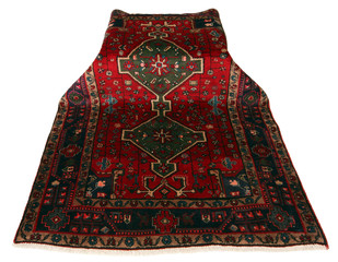 Old and modern Persian Colourful Arabesque and handmade carpet, rug gelim, and Gabbeh with the...