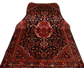 Old and modern Persian Colourful Arabesque and handmade carpet, rug gelim, and Gabbeh with the...
