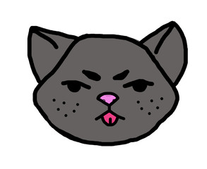 drawings of animals stylized as children’s on a transparent background