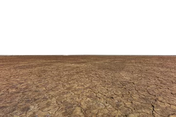 Fotobehang Desert dry and cracked ground. © banjongseal324