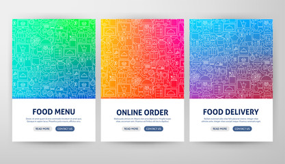 Food Delivery Flyer Concepts