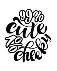 Obraz premium Motivation quote. Cute hand drawn doodle lettering postcard about life. Lettering art for poster, banner. t-shirt.