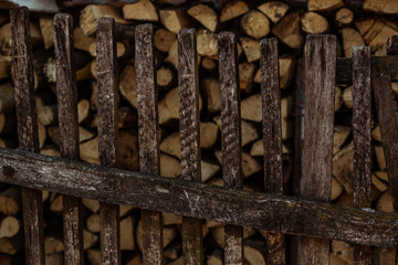 old wood fence