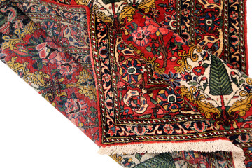 Old and modern Persian Colourful Arabesque and handmade carpet, rug gelim, and Gabbeh with the...