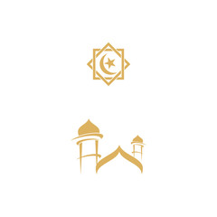 Obraz premium Islamic Logo Template vector symbol