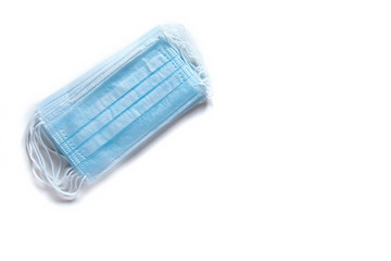 Coronavirus COVID-19 pandemic. Antiviral medical mask for protection against corona virus. Surgical...