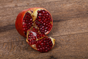 Ripe tasty pomegranate