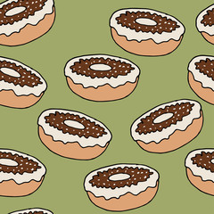 Vector background bakery design.