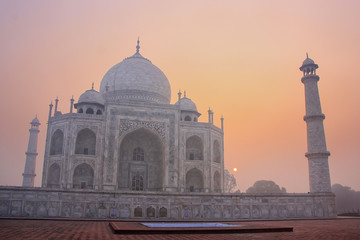 Taj Mahal at sunrise, Agra, Uttar Pradesh, India