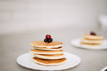 pancakes with chocolate