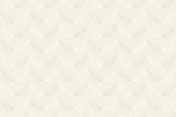 Cream seamless pattern with branches arranged in the form of a chevron ornament