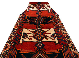 Old and modern Persian Colourful Arabesque and handmade carpet, rug gelim, and Gabbeh with the...