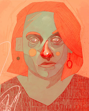 portrait de femme