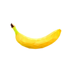 banana isolated on white background