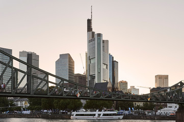 Naklejka premium Eisernersteg Frankfurt