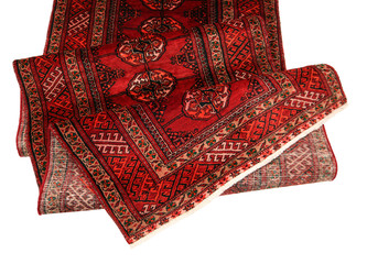 Old and modern Persian Colourful Arabesque and handmade carpet, rug gelim, and Gabbeh with the...
