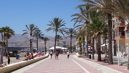 Obraz premium Beach resort Almeria in Andalusia, Spain