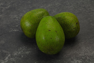 Ripe green dietary avocado - superfood