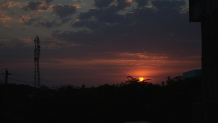 Sunset clouds images Nature sky background