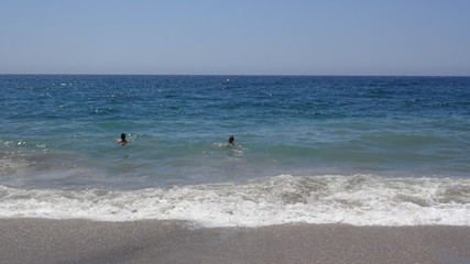 Fototapeta na wymiar Beach resort Almeria in Andalusia, Spain