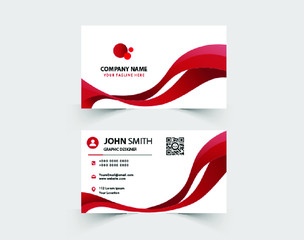 Elegant Business Card Templates With Composition of modern designs. Vector