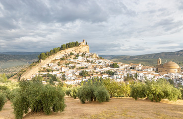 a view of Montefrio town, province of Granada, Andalusia, Spain