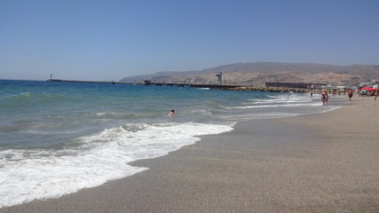 Beach resort Almeria in Andalusia, Spain