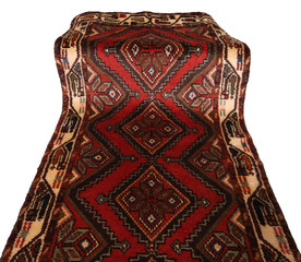 Old and modern Persian Colourful Arabesque and handmade carpet, rug gelim, and Gabbeh with the...