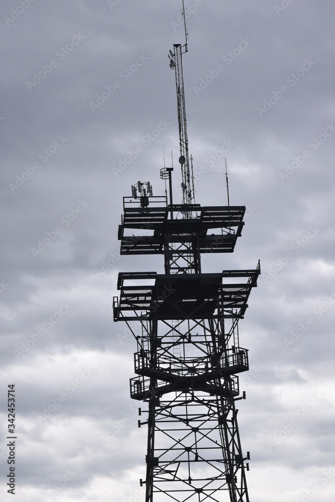 Wall mural Communication Tower